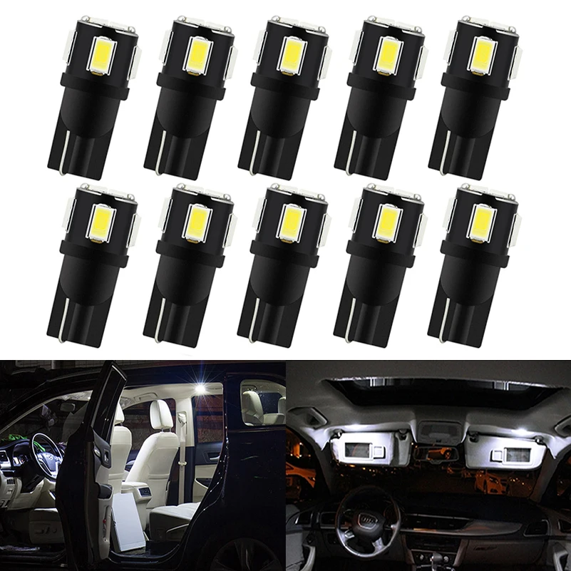 OXILAM 10Pcs T10 W5W LED Bulb 194 168 Car Interior Dome Lights for Hyundai Santa Fe ix35 ix20 ix55 Matrix Tucson Veloster i40
OXILAM 10Pcs T10 W5W LED Bulb 194 168 Car Interior Dome Lights for Hyundai Santa Fe ix35 ix20 ix55 Matrix Tucson Veloster i40