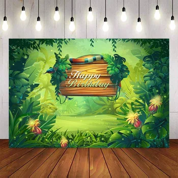 Photography background Jungle Birthday Party Backdrop Custom Snake Green Trees Flowers Baby Kids Enchanted Forest Background
Photography background Jungle Birthday Party Backdrop Custom Snake Green Trees Flowers Baby Kids Enchanted Forest Background