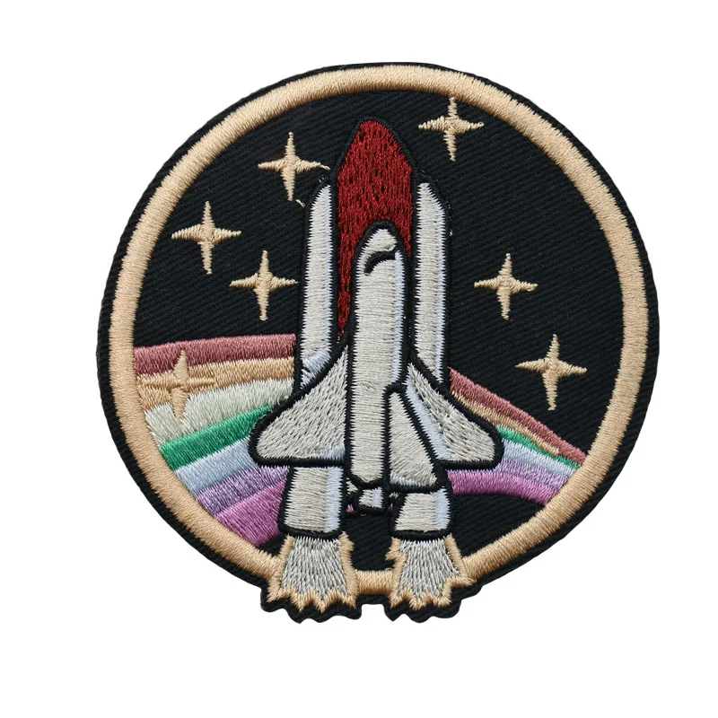 Customized Embroidered DIY Rockets Sew on Iron On velcro Patch Badge Clothes Fabric Applique patch Any size Any design
Customized Embroidered DIY Rockets Sew on Iron On velcro Patch Badge Clothes Fabric Applique patch Any size Any design