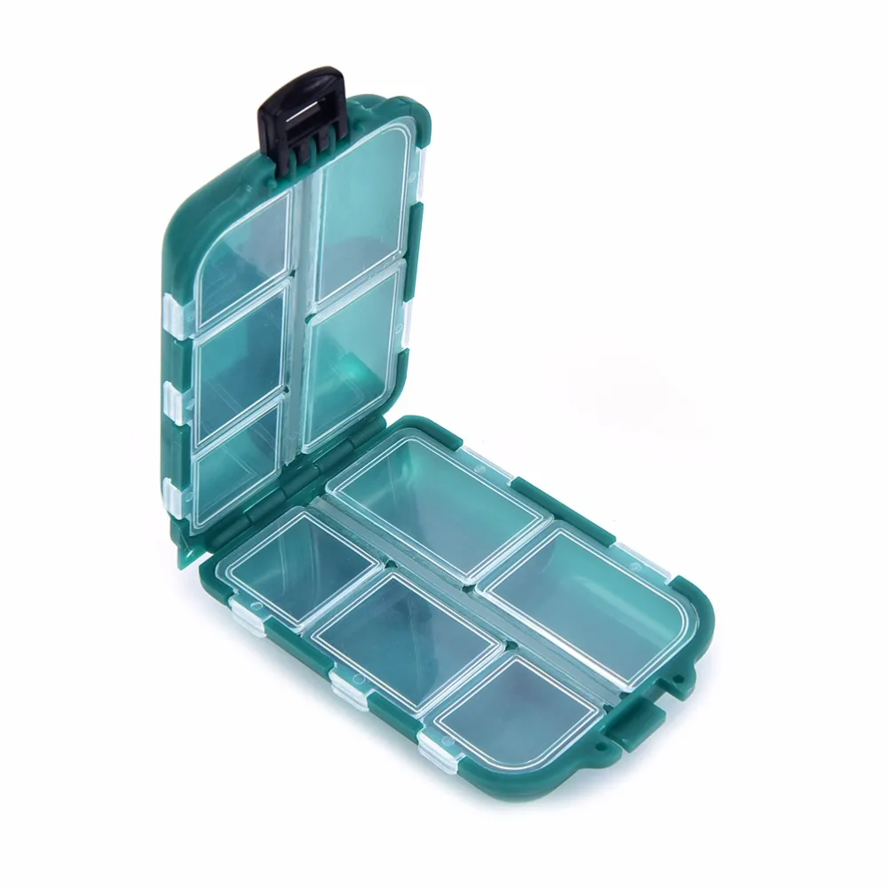 11.5*9*3.5cm Compartments Fishing Tackle Storage Box Lure Spoon Hook Rig Bait Plastic Storage Case Fishing Accessories Tools new
11.5*9*3.5cm Compartments Fishing Tackle Storage Box Lure Spoon Hook Rig Bait Plastic Storage Case Fishing Accessories Tools new