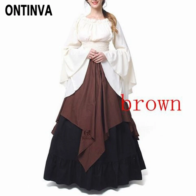 Vintage Off Shoulder Women Dress Victorian Petal Sleeve Plus Size Patchwork Christmas Long Party Dresses Fall Spring 2019 Robes
Vintage Off Shoulder Women Dress Victorian Petal Sleeve Plus Size Patchwork Christmas Long Party Dresses Fall Spring 2019 Robes