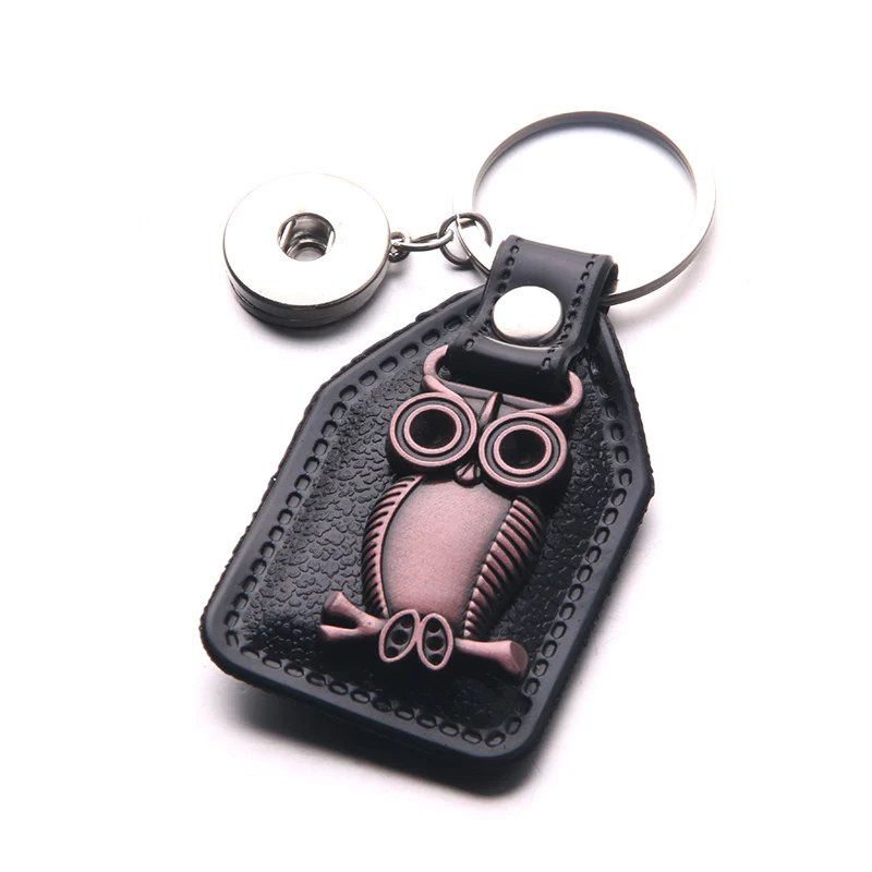 High quality Metal Owl leather key chain fits 18mm snap button the key chain car key BC005-5
High quality Metal Owl leather key chain fits 18mm snap button the key chain car key BC005-5
