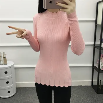 On sale 2018 autumn winter Women sweater high elastic Solid Turtleneck sweater women slim sexy tight Bottoming Knitted Pullovers
On sale 2018 autumn winter Women sweater high elastic Solid Turtleneck sweater women slim sexy tight Bottoming Knitted Pullovers