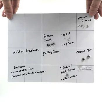 Wozniak Magnetic Project Mat with Marker Pen for Mobile Phone Tablet Repair Screw Work Magnet Pad 25*20cm High Quality
Wozniak Magnetic Project Mat with Marker Pen for Mobile Phone Tablet Repair Screw Work Magnet Pad 25*20cm High Quality