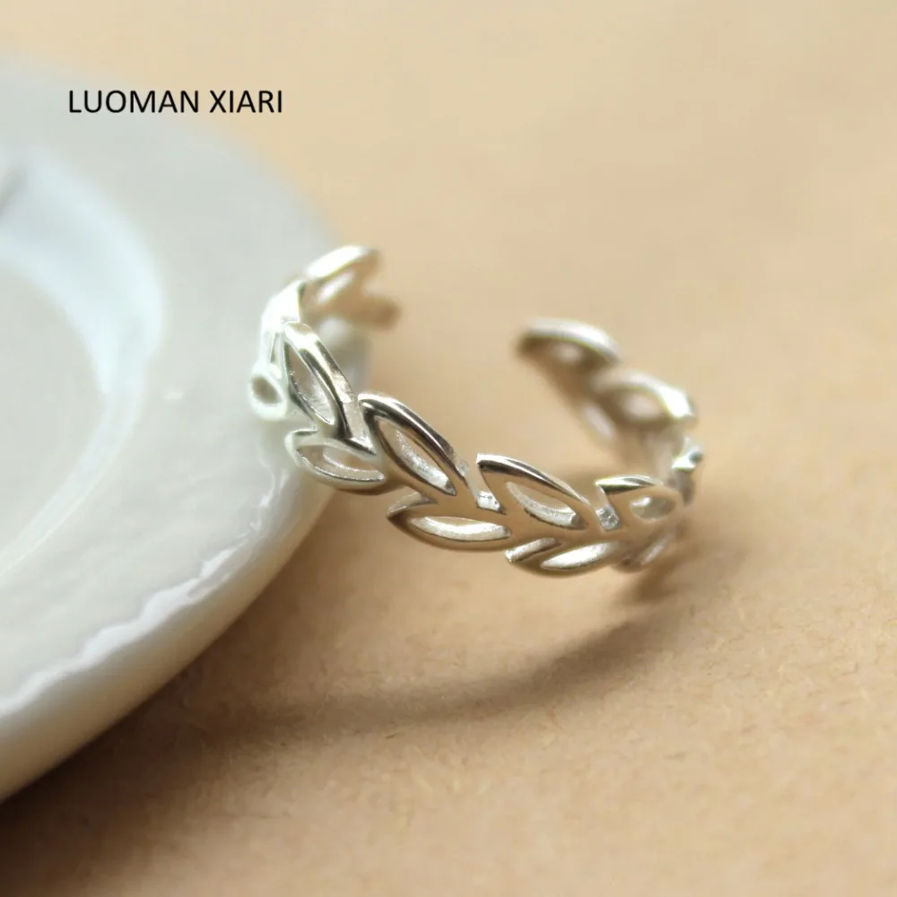 1 PCS Wholesale 925 Sterling Silver Leaves Shape Open Rings For Women Jewelry Beautiful Finger Rings For Party Birthday Gift
1 PCS Wholesale 925 Sterling Silver Leaves Shape Open Rings For Women Jewelry Beautiful Finger Rings For Party Birthday Gift