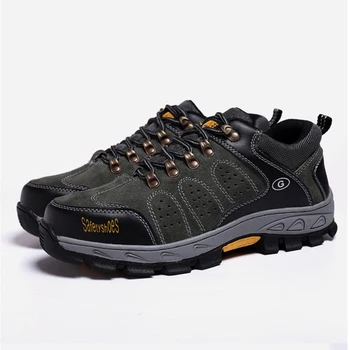 YD-EVER Men Safety Shoes Steel Toe Steel Insole Safety Boots For Men Cow Suede Work Boots Safety Toe Work Shoes Size 46
YD-EVER Men Safety Shoes Steel Toe Steel Insole Safety Boots For Men Cow Suede Work Boots Safety Toe Work Shoes Size 46