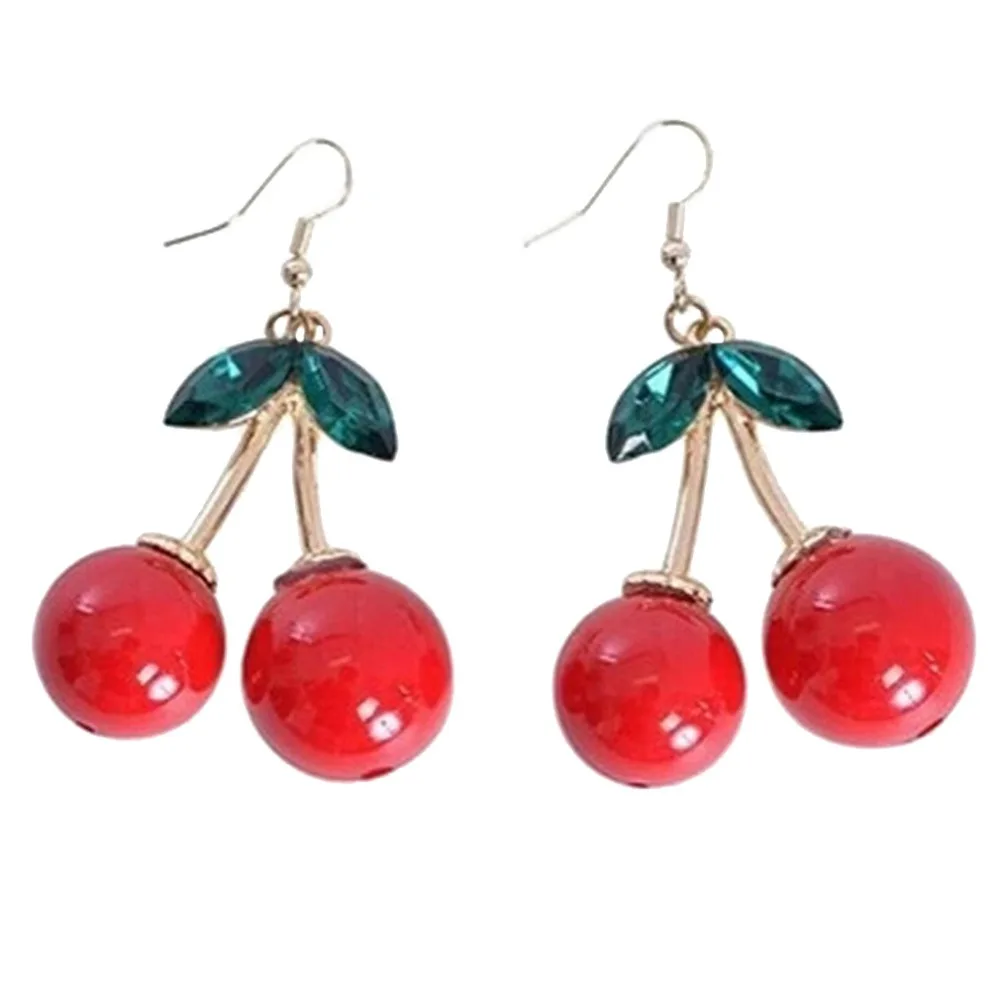 Trendy Plant Dangle Earring Jewelry Sweet Cherry Earrings for Women Bijoux Hot Fashion Street Ladies Girl Nice Christmas Gift
Trendy Plant Dangle Earring Jewelry Sweet Cherry Earrings for Women Bijoux Hot Fashion Street Ladies Girl Nice Christmas Gift