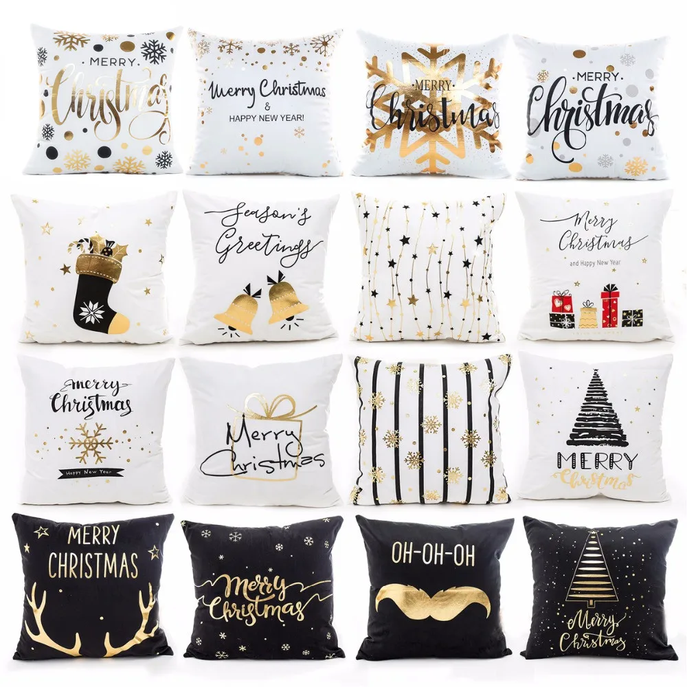 45x45cm Cotton Linen Merry Christmas Cover Cushion Pillow Case Christmas Decorations for Home Happy New Year Decor 2019 Xmas
45x45cm Cotton Linen Merry Christmas Cover Cushion Pillow Case Christmas Decorations for Home Happy New Year Decor 2019 Xmas