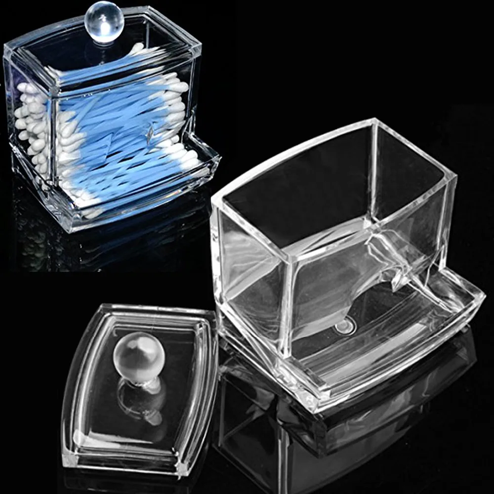 NC Clear Cotton Swab Stick Bud Cotton Pad Storage Holder Acrylic Make up Organizer Box Cosmetic Makeup maquiagem Case Container
NC Clear Cotton Swab Stick Bud Cotton Pad Storage Holder Acrylic Make up Organizer Box Cosmetic Makeup maquiagem Case Container