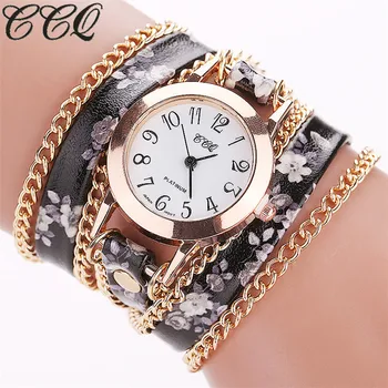 CCQ Fashion Women Flower Watch Casual Leather Bracelet Wristwatches Women Quartz Watches
CCQ Fashion Women Flower Watch Casual Leather Bracelet Wristwatches Women Quartz Watches