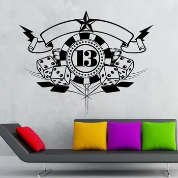 Casino Wall Sticker Gamble Decor Posters Vinyl Room Decoration Decals Decor Mural Casino Car Gambling Poker Decal
Casino Wall Sticker Gamble Decor Posters Vinyl Room Decoration Decals Decor Mural Casino Car Gambling Poker Decal