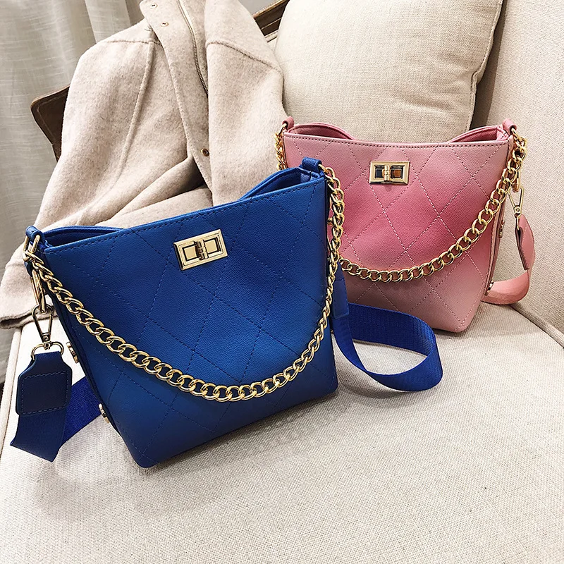 2019 Brand Women Pu Leather Crossbody Bag Fashion Gradient Bucket Bag Designer Chain Messenger Bags For Women Shoulder Bag
2019 Brand Women Pu Leather Crossbody Bag Fashion Gradient Bucket Bag Designer Chain Messenger Bags For Women Shoulder Bag