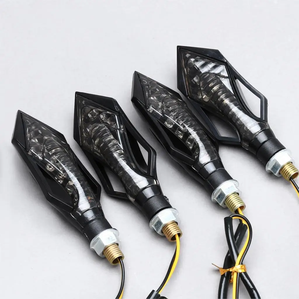 2Pairs 4Pcs Motorcycle 9 LED Turn Signal Indicators Blinker Amber Light For Honda BMW
2Pairs 4Pcs Motorcycle 9 LED Turn Signal Indicators Blinker Amber Light For Honda BMW