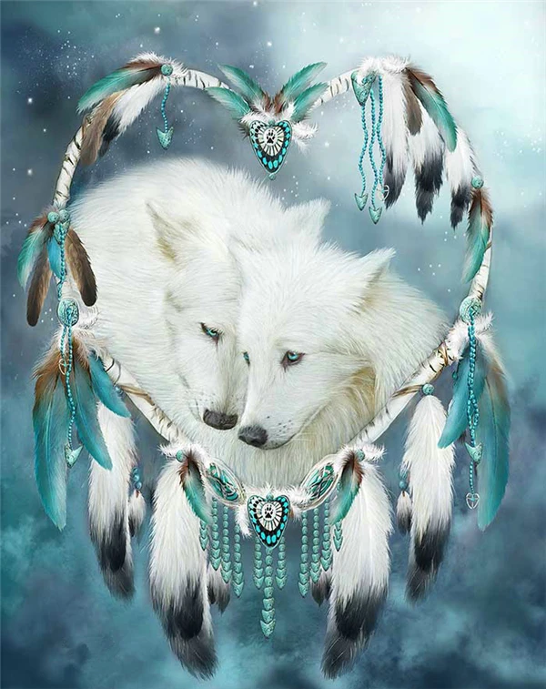 White Wolves mosaic diamond painting cross stitch full square drill canvas rhinestone diamond mosaic room wall sticker
White Wolves mosaic diamond painting cross stitch full square drill canvas rhinestone diamond mosaic room wall sticker