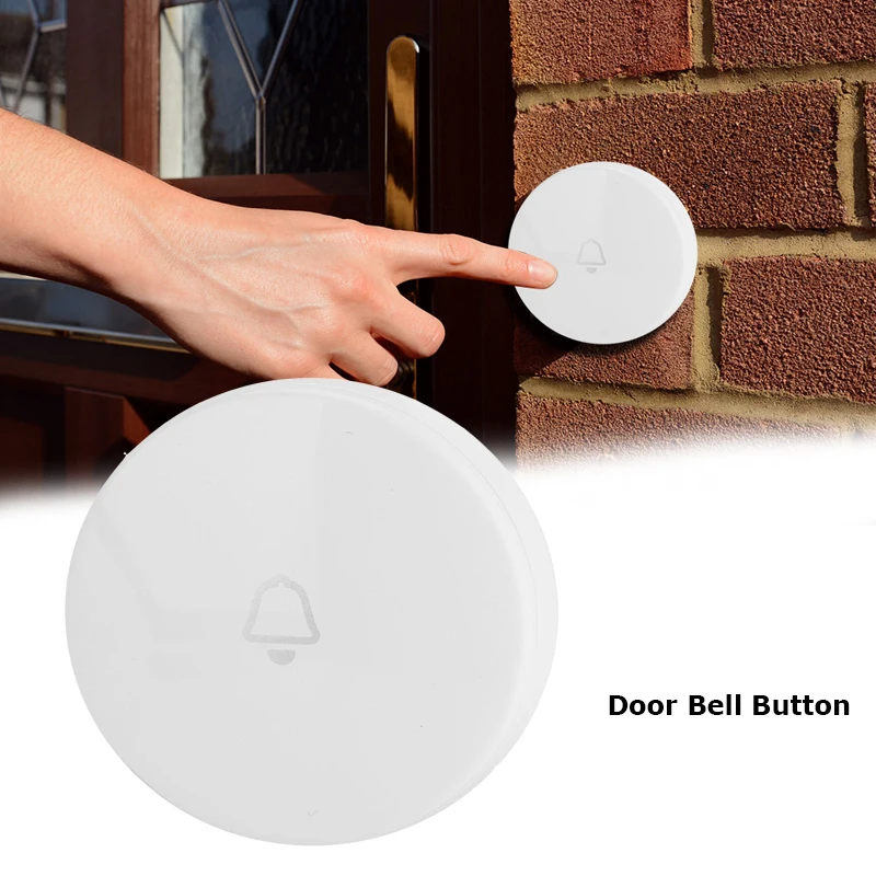 White Wireless Doorbell Door Bell Button for Home Security Alarm System 433MHz Alarm System Door Bell Detector Induction Alarm
White Wireless Doorbell Door Bell Button for Home Security Alarm System 433MHz Alarm System Door Bell Detector Induction Alarm