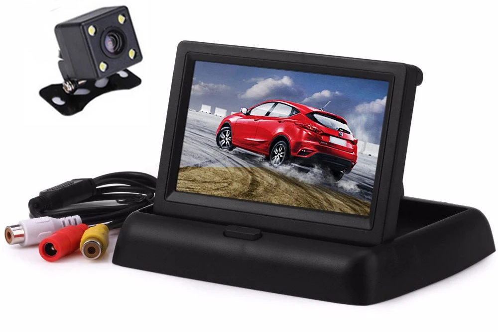 4.3 inch Car Rear view Mirror Monitor CCD HD Waterproof Parking Monitors System, 4 LED Night Vision Car Rear View Camera
4.3 inch Car Rear view Mirror Monitor CCD HD Waterproof Parking Monitors System, 4 LED Night Vision Car Rear View Camera