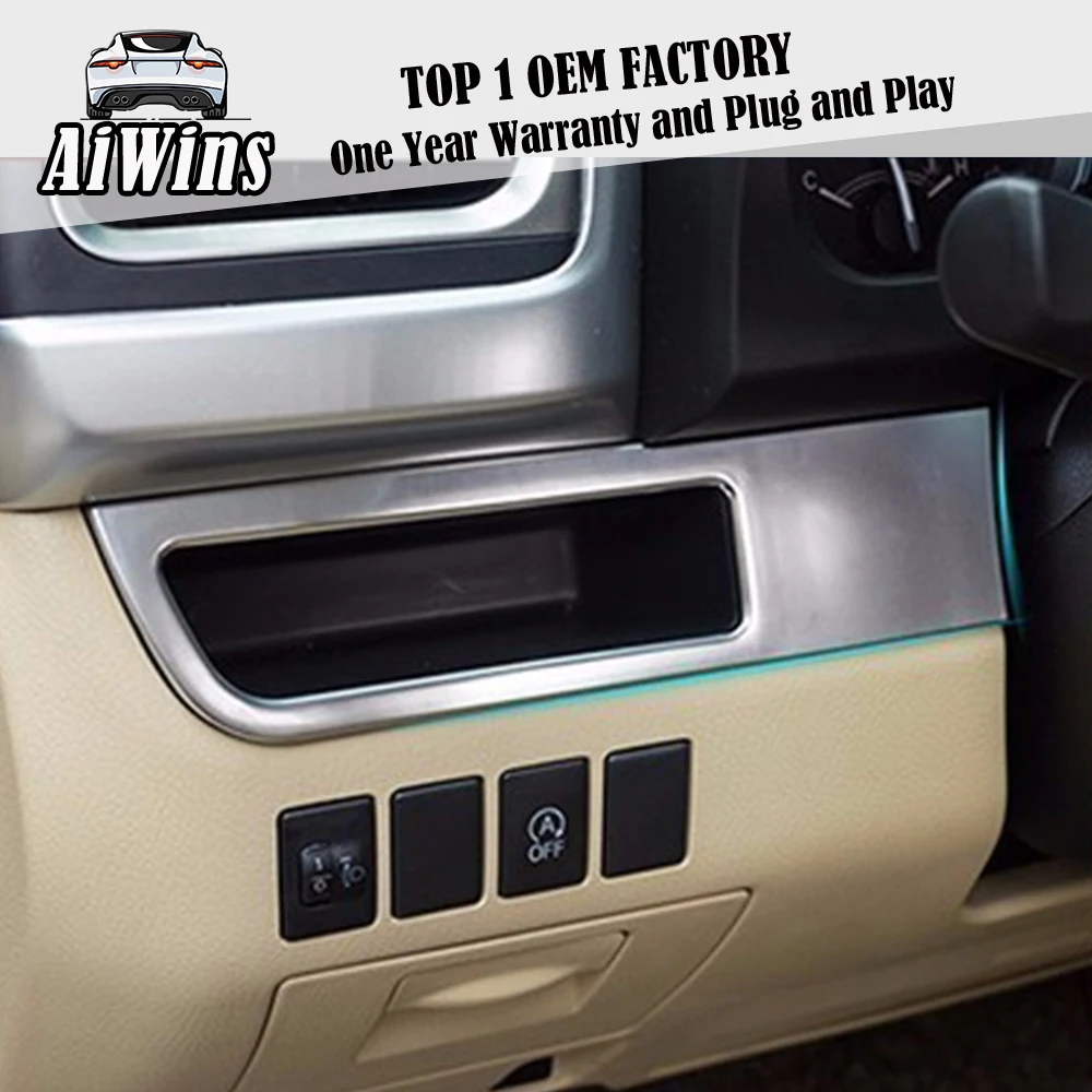 Car styling For Toyota Highlander 2015 ABS Chrome Plastic Internal Car Multifunction Button Cover Frame Trim Car Accessories
Car styling For Toyota Highlander 2015 ABS Chrome Plastic Internal Car Multifunction Button Cover Frame Trim Car Accessories
