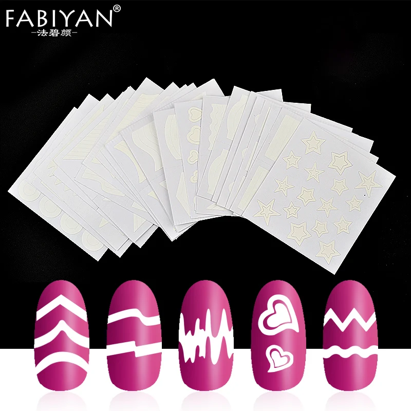 24Pcs/set Nail Art French Style Sticker Stencil Tips Guides Form Fringe Swirls Design Wave Line Adhesive Decals Polish Manicure
24Pcs/set Nail Art French Style Sticker Stencil Tips Guides Form Fringe Swirls Design Wave Line Adhesive Decals Polish Manicure
