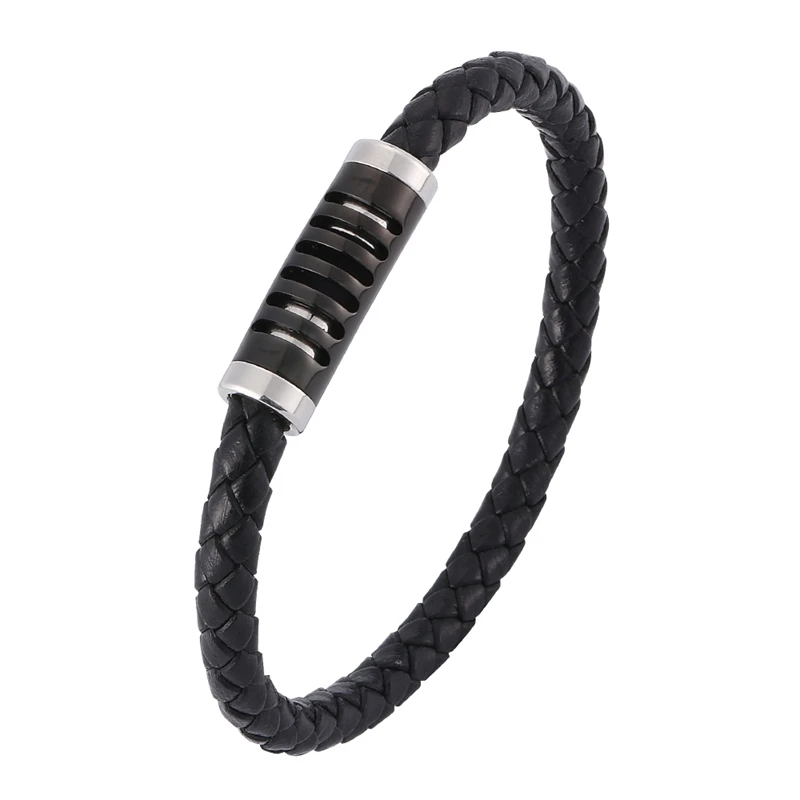 Fashion Mens Leather Bangles Punk Jewelry Men Black Brown Braided Leather Bracelet Steel Magnet Clasp Retro Bracelet Male SP0411
Fashion Mens Leather Bangles Punk Jewelry Men Black Brown Braided Leather Bracelet Steel Magnet Clasp Retro Bracelet Male SP0411