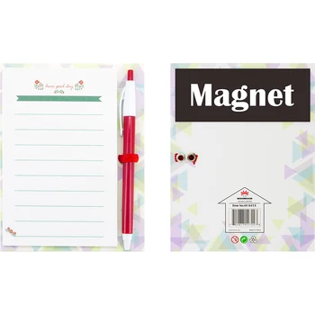 4A Magnet Sticky Notes With Pen Set, "HAVE A GOOD DAY",Lined, Magnet+Pen+Hardboard,Planner Stickers,5.5 x 3.5 Inches,4A 6413
4A Magnet Sticky Notes With Pen Set, "HAVE A GOOD DAY",Lined, Magnet+Pen+Hardboard,Planner Stickers,5.5 x 3.5 Inches,4A 6413
