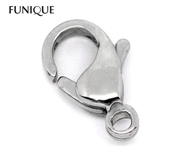 FUNIQUE 10Pcs Stainless Steel Lobster Clasp. Fit Chain DIY Jewelry Findings Accessories
FUNIQUE 10Pcs Stainless Steel Lobster Clasp. Fit Chain DIY Jewelry Findings Accessories