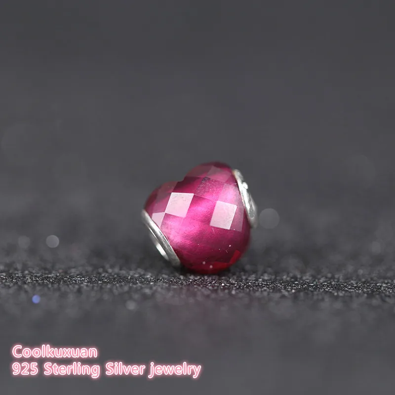 2019 Valentine's Day 100% 925 Sterling Silver Fuchsia Shape of Love Charm, Fuchsia Rose Crystal Charm Beads Fit Pandora Bracelet
2019 Valentine's Day 100% 925 Sterling Silver Fuchsia Shape of Love Charm, Fuchsia Rose Crystal Charm Beads Fit Pandora Bracelet
