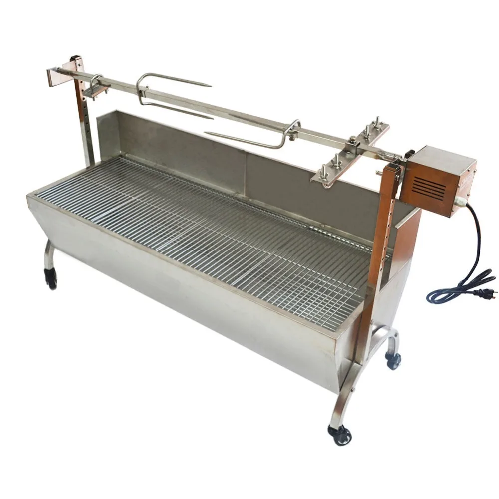 Stainless Steel BBQ Pig Lamb Goat Chicken Spit Roaster Rotisserie Spit 46" Large
Stainless Steel BBQ Pig Lamb Goat Chicken Spit Roaster Rotisserie Spit 46" Large