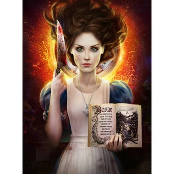 YTG 5D DIY Cross Stitch Evil Lady Needlework Embroidery Full Diamond Painting Round Rhinestone Room Fashion Decoration
YTG 5D DIY Cross Stitch Evil Lady Needlework Embroidery Full Diamond Painting Round Rhinestone Room Fashion Decoration