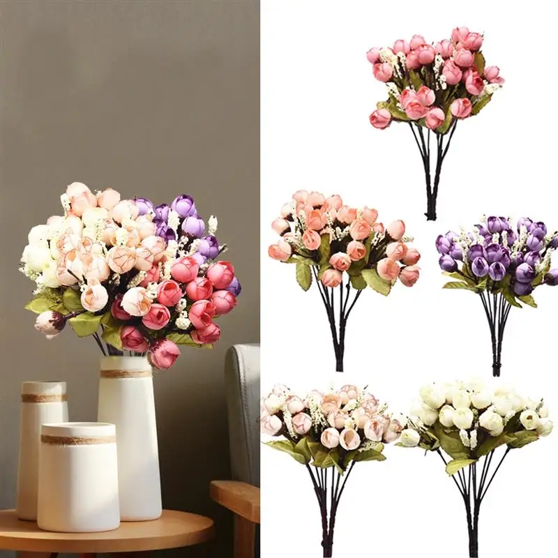 2 Bouquet 30 Head Artificial Flowers Silk Roses For Wedding Hand Flower Home Decoration Christmas Bridal Bouquet Decoration
2 Bouquet 30 Head Artificial Flowers Silk Roses For Wedding Hand Flower Home Decoration Christmas Bridal Bouquet Decoration