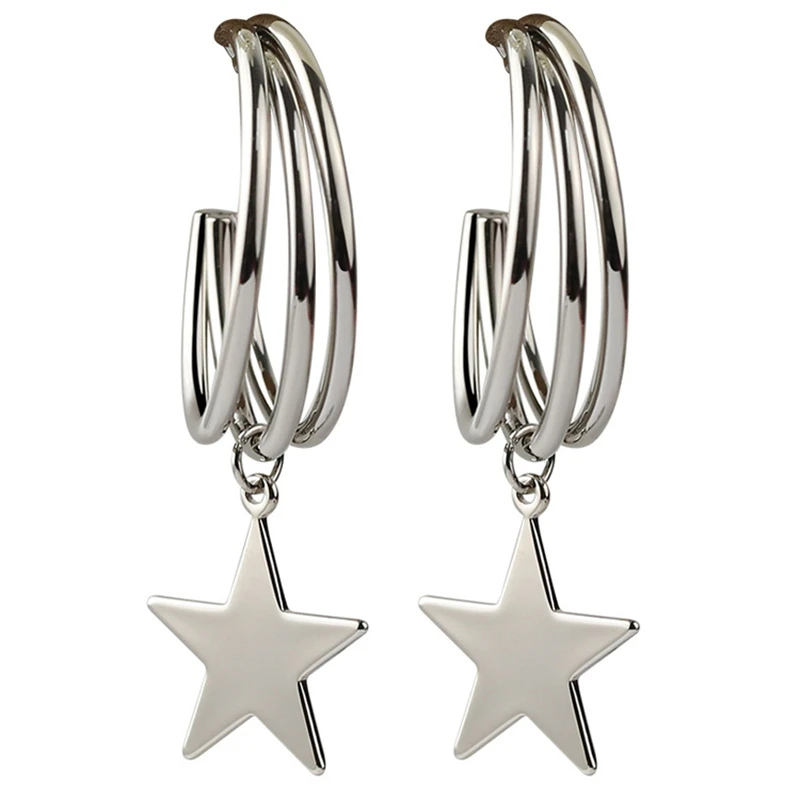 Korean Version Creative Star Stud Earring Simple Personality Silver Plated Earring Women Personality Fashion Wedding Earrings
Korean Version Creative Star Stud Earring Simple Personality Silver Plated Earring Women Personality Fashion Wedding Earrings