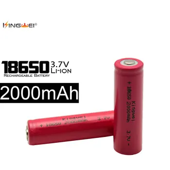 4pcs/lot 2000mah Kingwei 18650 3.7V Li-Ion Batteries Rechargeable Battery For Headlamp Torch e-Cigarette Laser Pen
4pcs/lot 2000mah Kingwei 18650 3.7V Li-Ion Batteries Rechargeable Battery For Headlamp Torch e-Cigarette Laser Pen
