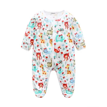 2019 Spring Baby Footies Long Sleeve Cartoon Kawaii Ropa De Bebe Zoo Animals Print Newborn Footies Boy Girl 6-24M Footie Pajamas
2019 Spring Baby Footies Long Sleeve Cartoon Kawaii Ropa De Bebe Zoo Animals Print Newborn Footies Boy Girl 6-24M Footie Pajamas