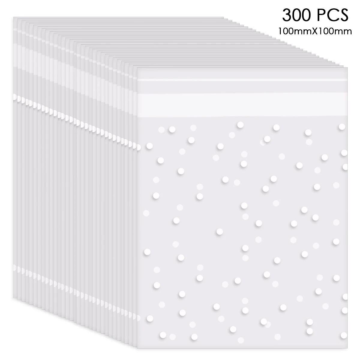 300PCS Self Adhesive Treat Bag Candies Dried Flower Storage Bag White Dots Printed Empty Bags Wedding /Birthday Party Supplies
300PCS Self Adhesive Treat Bag Candies Dried Flower Storage Bag White Dots Printed Empty Bags Wedding /Birthday Party Supplies