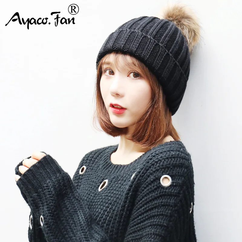 Girls Pom Pom Beanie Warm Knitted Women Caps New Autumn Cute Lady Female Fur Pompom Hats Fur Pompon Knit Cap Skullies Winter Hat
Girls Pom Pom Beanie Warm Knitted Women Caps New Autumn Cute Lady Female Fur Pompom Hats Fur Pompon Knit Cap Skullies Winter Hat