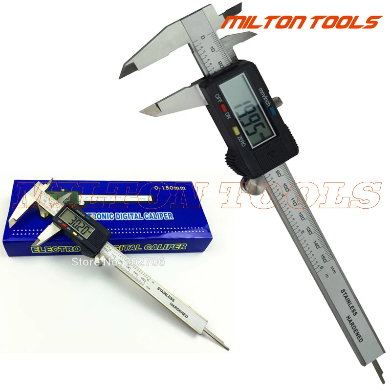 0-150mm 6inch Electronic Digital CALIPER VERNIER GAUGE MICROMETER 150mm digital caliper 100pcs/lot
0-150mm 6inch Electronic Digital CALIPER VERNIER GAUGE MICROMETER 150mm digital caliper 100pcs/lot
