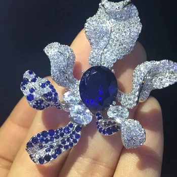 925 sterling silver with cubic zircon orchid flower brooch fine women jewelry free shipping high quality
925 sterling silver with cubic zircon orchid flower brooch fine women jewelry free shipping high quality