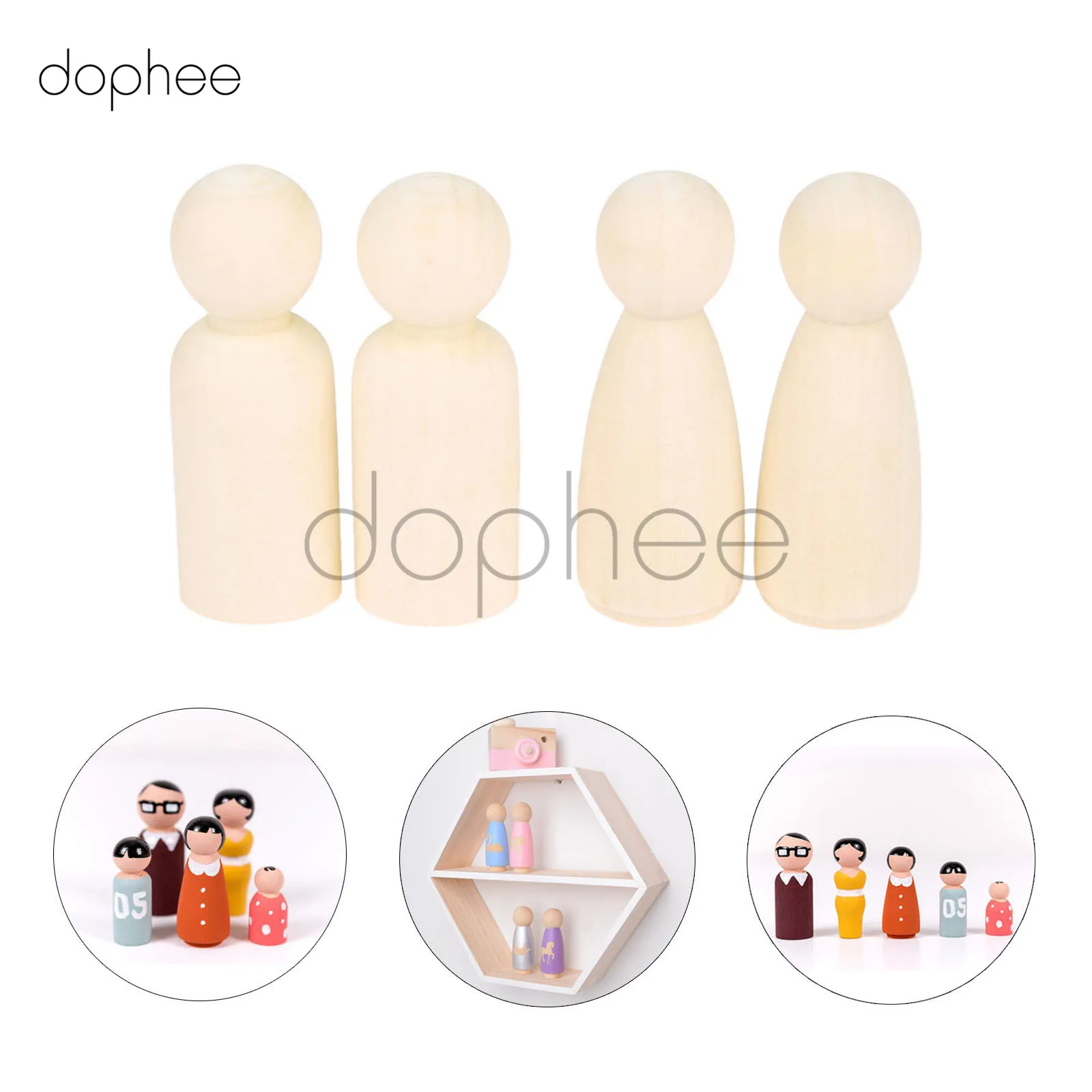 dophee 5pcs 65mm Men or Women Wooden Peg Dolls Unpainted Figures Wedding Cake Family Hard Wood Dolls Kid's Printed DIY Toys
dophee 5pcs 65mm Men or Women Wooden Peg Dolls Unpainted Figures Wedding Cake Family Hard Wood Dolls Kid's Printed DIY Toys