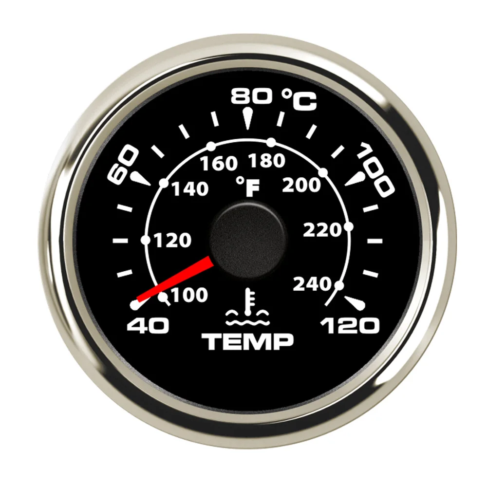 7 Colors Backlight Marine Water Temperature Gauge 52mm Boat Car Water Temp Meter Gauge 40~120 Celsius Indicator
7 Colors Backlight Marine Water Temperature Gauge 52mm Boat Car Water Temp Meter Gauge 40~120 Celsius Indicator