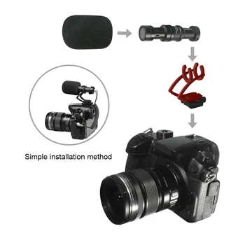 COMICA New Version CVM-10II Full Metal MINI on-camera case no included Video Microphone with Shock-Mount for Smartphone, Gopro
COMICA New Version CVM-10II Full Metal MINI on-camera case no included Video Microphone with Shock-Mount for Smartphone, Gopro