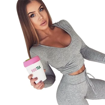 Women Set Tracksuit Crop Tops Sexy Long Sleeve Sweatshirts Female Clothes Two Piece Sets Tops And Pants Sporting Suits 2018 New
Women Set Tracksuit Crop Tops Sexy Long Sleeve Sweatshirts Female Clothes Two Piece Sets Tops And Pants Sporting Suits 2018 New