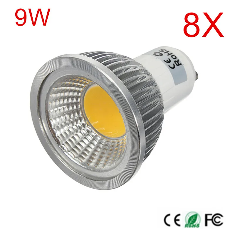 High quality LED lamp GU10 LED Spotlight Dimmable COB LED Bulb 9W Warm/Cold White AC110V/220V GU 10 Bulbs Free shipping 8PCS
High quality LED lamp GU10 LED Spotlight Dimmable COB LED Bulb 9W Warm/Cold White AC110V/220V GU 10 Bulbs Free shipping 8PCS