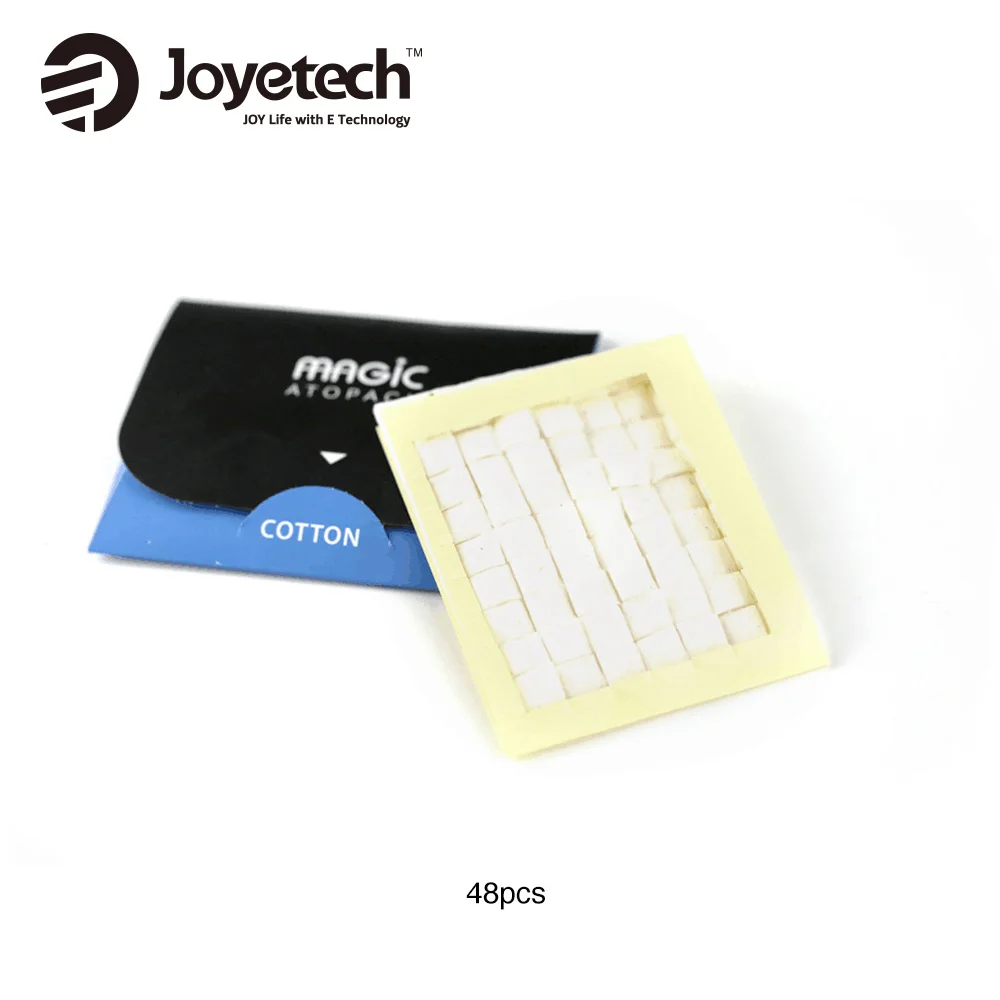 100% Original Joyetech Cotton for Atopack Magic 48pcs/pack Made of Organic Cotton for Joyetech Atopack Magic Kit Vape vs EGO AIO
100% Original Joyetech Cotton for Atopack Magic 48pcs/pack Made of Organic Cotton for Joyetech Atopack Magic Kit Vape vs EGO AIO