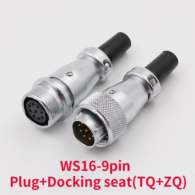 WS16 Connectors 9 pin High Voltage Connector Plug Socket IP68 Waterproof Shockproof Industrial Power Connector
WS16 Connectors 9 pin High Voltage Connector Plug Socket IP68 Waterproof Shockproof Industrial Power Connector