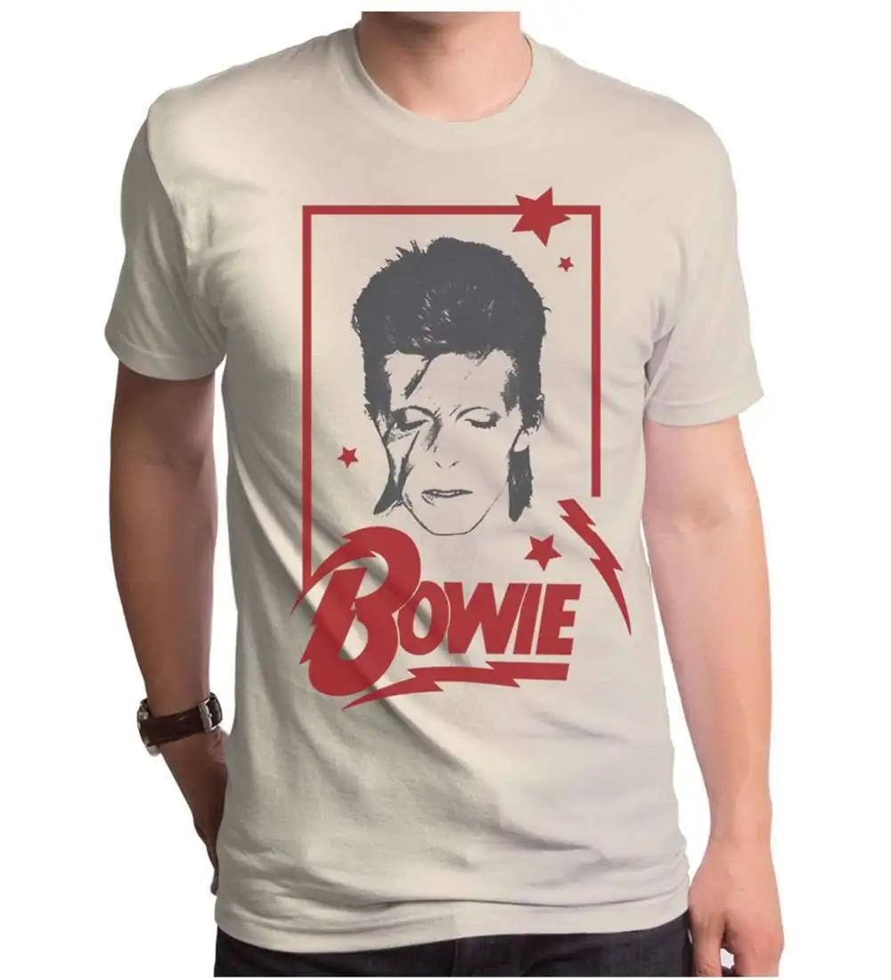 Hot Sale Fashion Official David Bowie Aladdin Sane Frame photo picture T-shirt S M L XL 2XL top Print T shirts O neck Short Slee
Hot Sale Fashion Official David Bowie Aladdin Sane Frame photo picture T-shirt S M L XL 2XL top Print T shirts O neck Short Slee