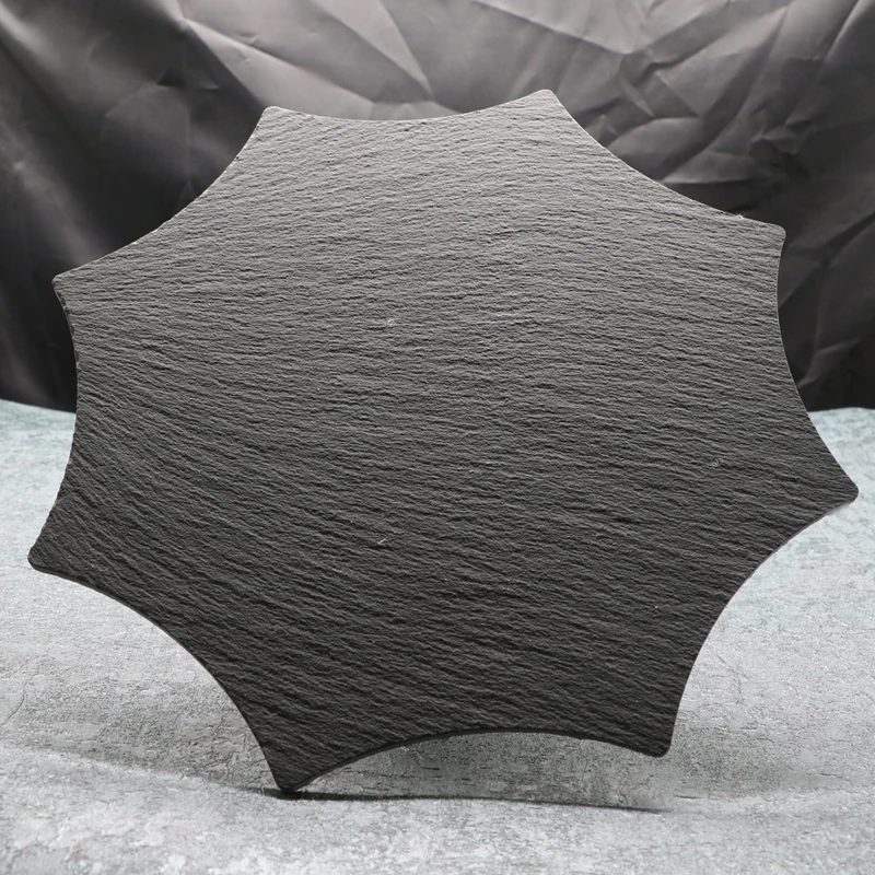 Slate Sushi Plate natural Black Western Restaurant Creative Plate Steak stone Plate Barbecue dish Cheese Pizza Fruit Food Tray
Slate Sushi Plate natural Black Western Restaurant Creative Plate Steak stone Plate Barbecue dish Cheese Pizza Fruit Food Tray