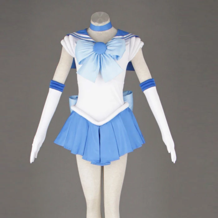 Сексуальное платье размера плюс для взрослых sailor moon ami mizuno Sailor Mercury детей