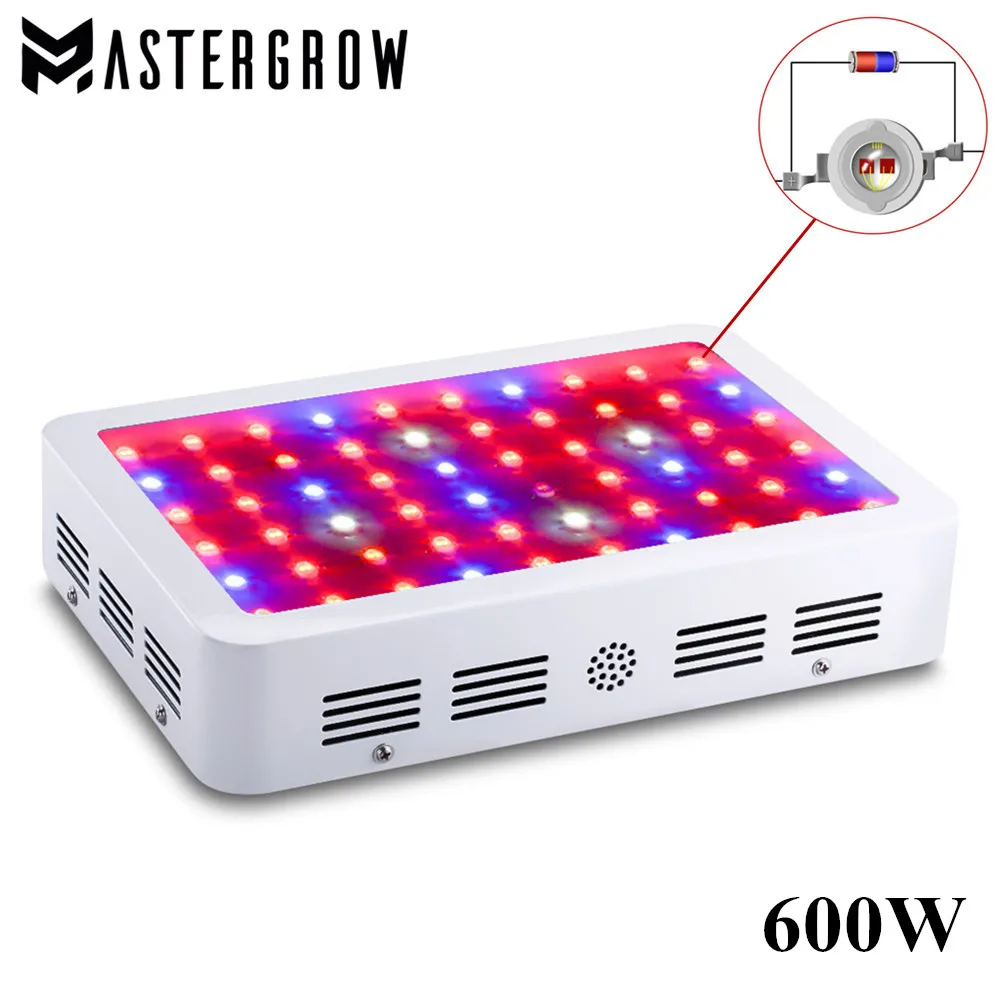 DIAMOND II 600W Double Chips LED Grow Light Full Spectrum Red/Blue/White/UV/IR 410-730nm For Indoor Plants and Flower Phrase
DIAMOND II 600W Double Chips LED Grow Light Full Spectrum Red/Blue/White/UV/IR 410-730nm For Indoor Plants and Flower Phrase