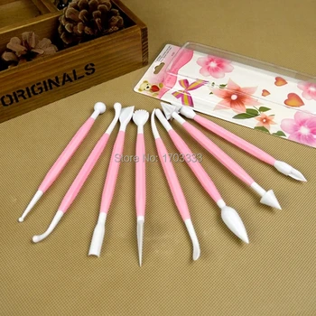 Eco-friendly 8pcs one set Fondant Cake Decorating Flower Modelling Craft Clays Sugarcraft tool 
Eco-friendly 8pcs one set Fondant Cake Decorating Flower Modelling Craft Clays Sugarcraft tool