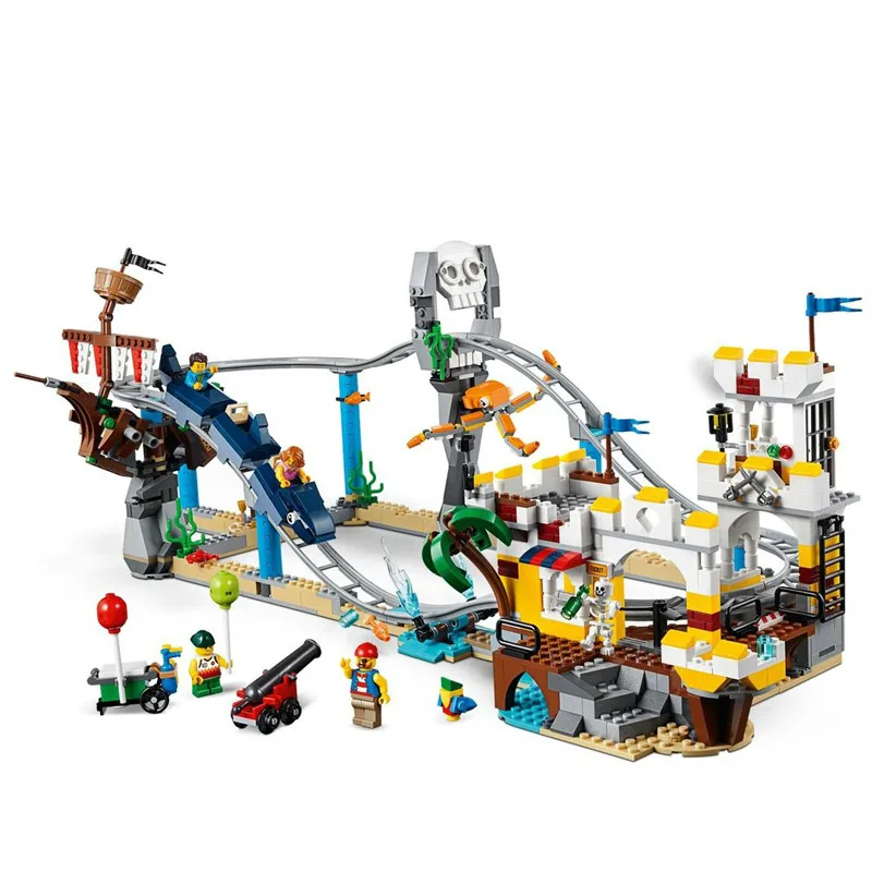 New Creators Builerds Set Pirate Roller Coaster 3 in 1 Compatible Creator 31084 Building Educational Toys Model Boy Gift
New Creators Builerds Set Pirate Roller Coaster 3 in 1 Compatible Creator 31084 Building Educational Toys Model Boy Gift