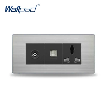 TV+COM 3 Pin Universal Socket 2019 Hot Sale China Manufacturer Wallpad Push Button Luxury Wall Light Switch Outlet 
TV+COM 3 Pin Universal Socket 2019 Hot Sale China Manufacturer Wallpad Push Button Luxury Wall Light Switch Outlet